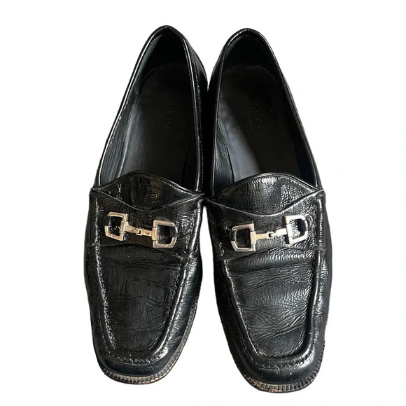 Gucci Square Toe Loafers, size 37.5 - Picture 1 of 9
